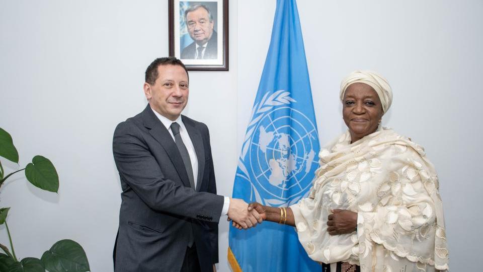 H.E. Mr. Farid Ouahid Dahmane, the new Permanent Representative of the People’s Democratic Republic of Algeria to the United Nations Office at Nairobi, the United Nations Environment Programme (UNEP), and the United Nations Human Settlements Programme (UN-Habitat), presented his credentials to Madam Zainab Hawa Bangura, Director-General of the United Nations Office at Nairobi