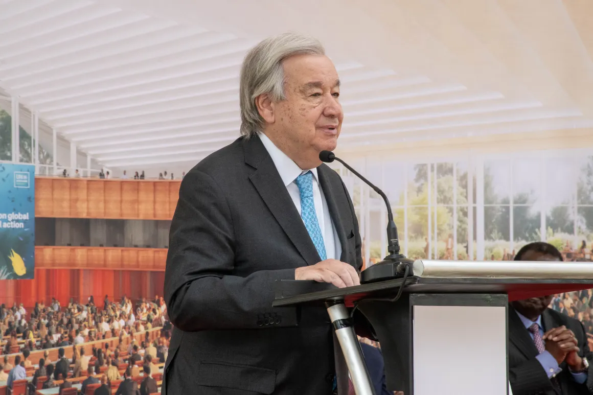 UN Secretary-General António Guterres.