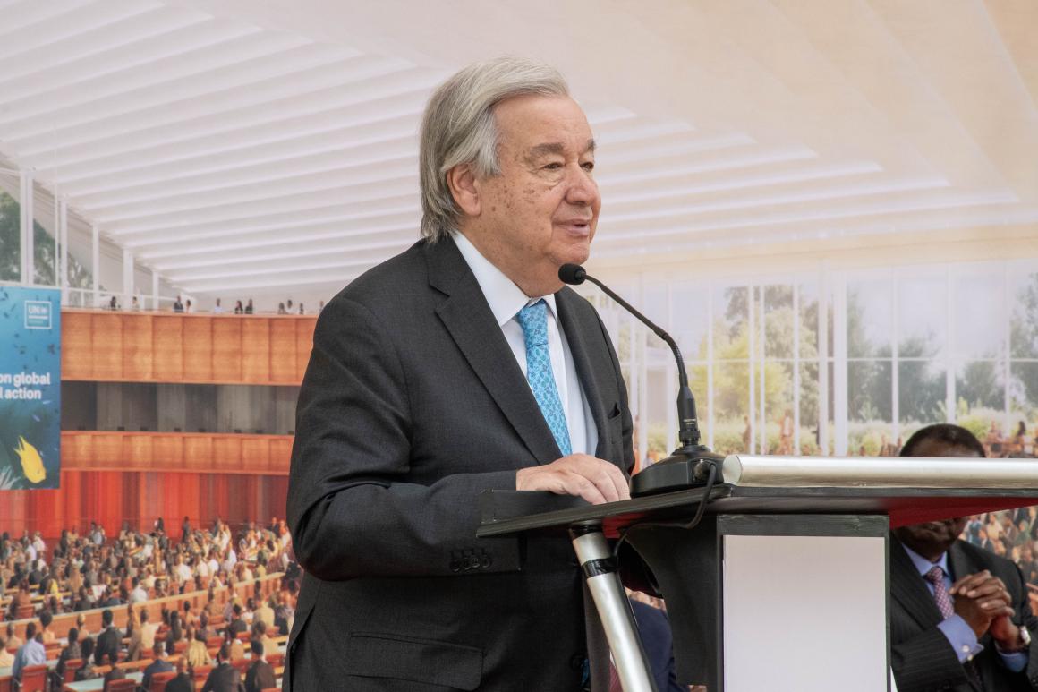 UN Secretary-General António Guterres.